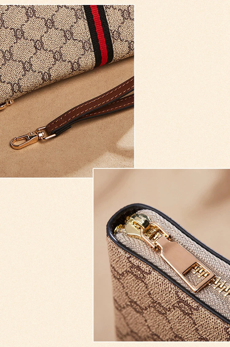 FOXER PVC Long Clutch Wallet