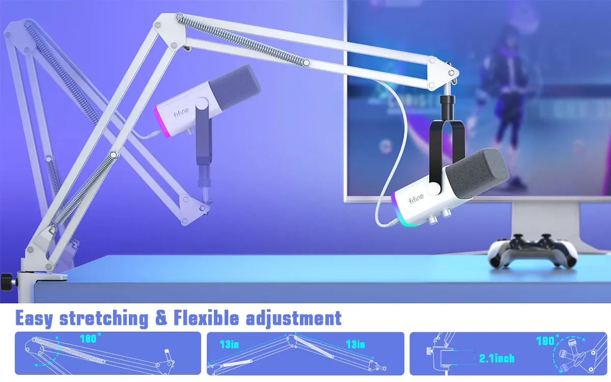 FIFINE USB/XLR Gaming Microphone Kit: Elevate Your Streaming Experience