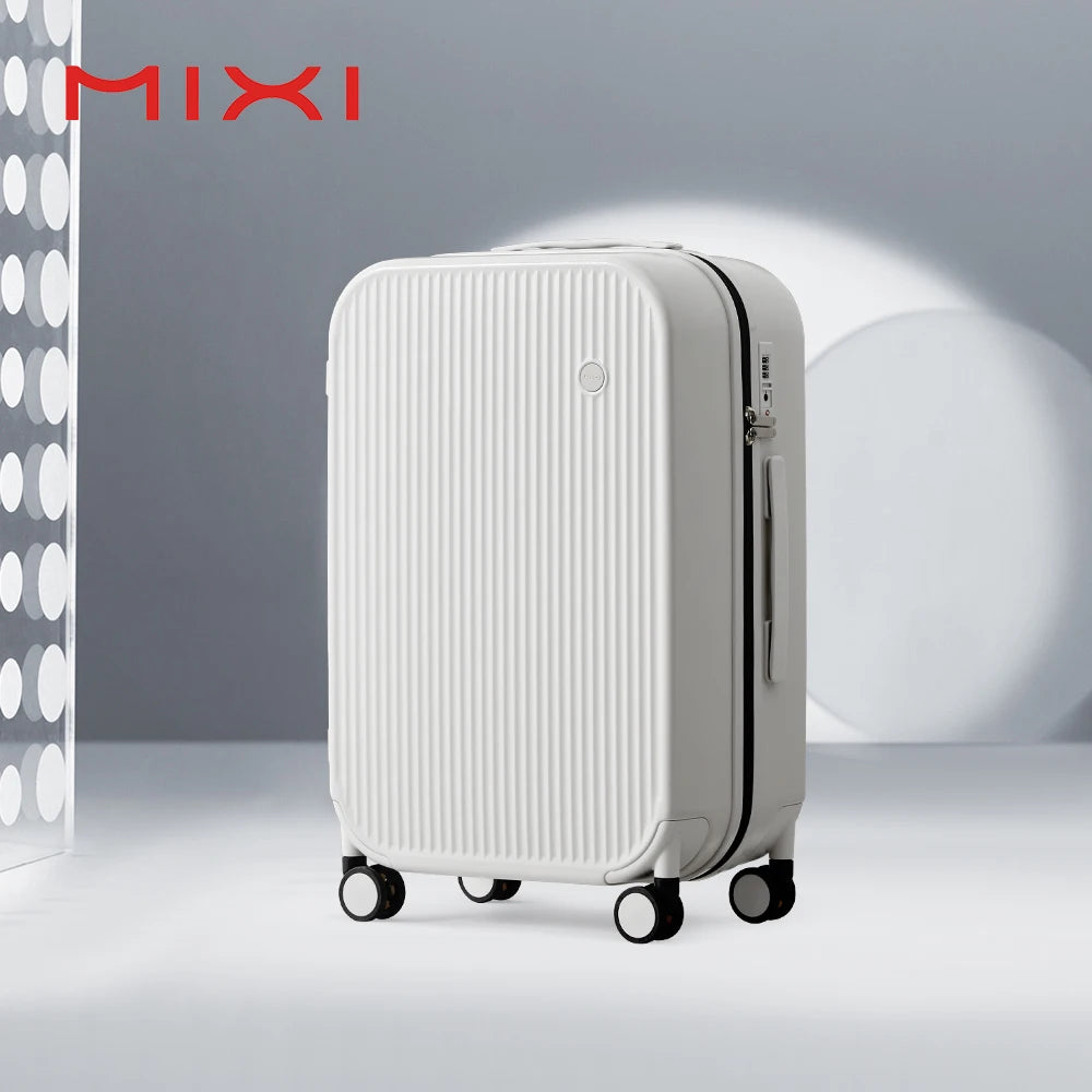 Mixi Striped Travel Luggage 16", 20", 24", and 26"