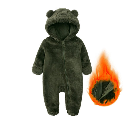 Kids Tales Little Cuddle Hooded Zip Baby Romper