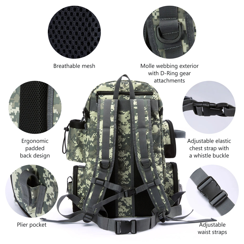 BASSDASH Fishing Bag Tackle Backpack ShopHub