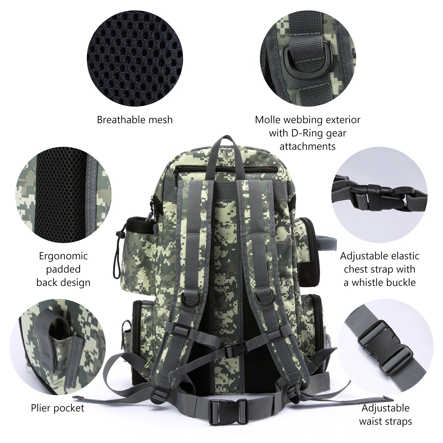 BASSDASH Fishing Bag Tackle Backpack ShopHub