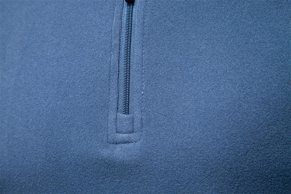 AIOPESON Solid Colour Zipper Sweatshirts - ShopHub