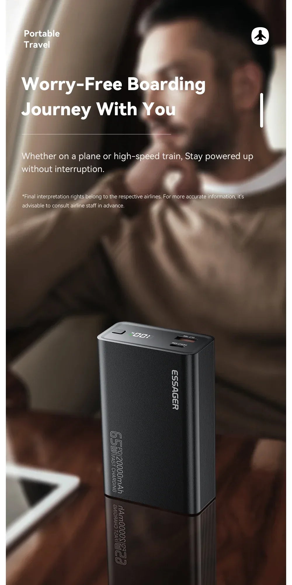 Essager Power Bank 20000mAh - ShopHub