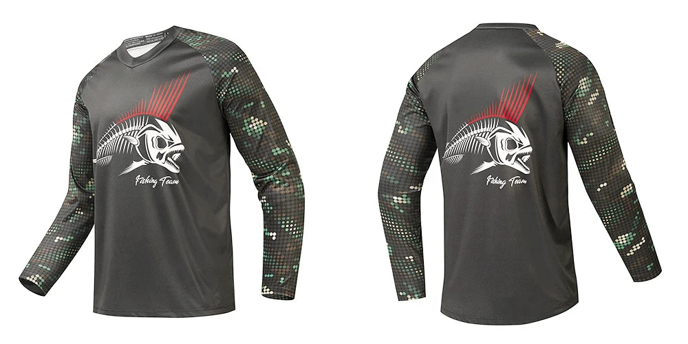 Men's Long-Sleeve UPF 50+ Fishing Shirt ShopHub