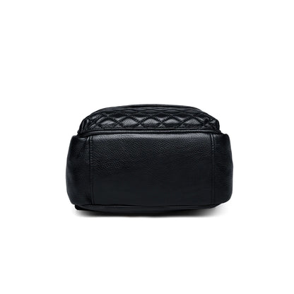 ZOOLER Full Skin 100%Genuine Leather Backpack Black Women's New Fashion Large Travel Bag Designer Business Need #SC1518