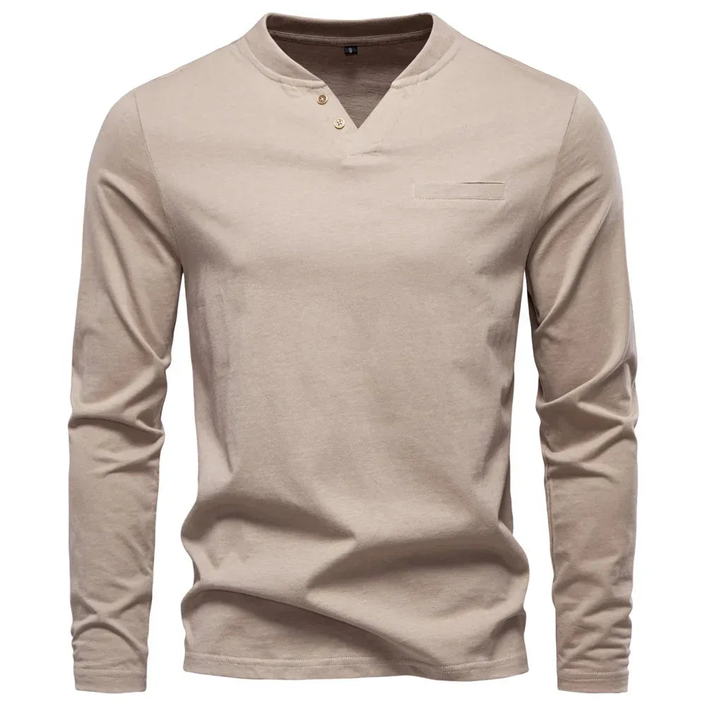 AIOPESON Men's Long Sleeve Shirts - ShopHub