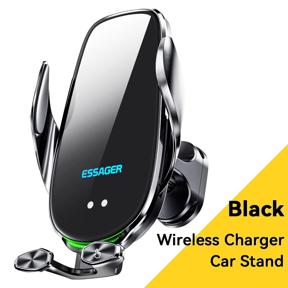 Essager Qi 15W Wireless Charger Car Phone Holder – Air Vent Mount