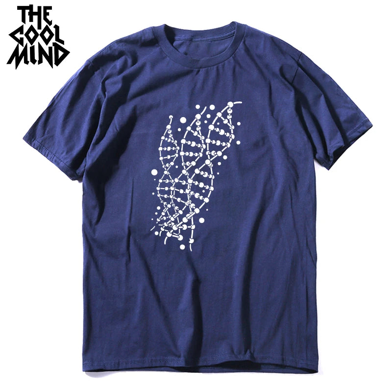 COOLMIND DNA Graphic Cotton T-Shirt | Men's Relaxed Style