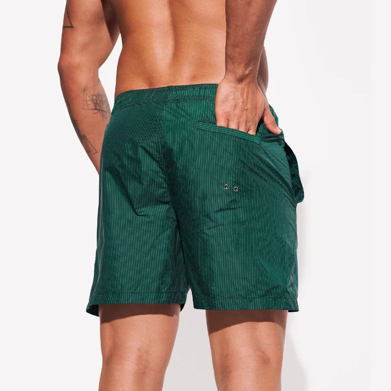 DESMIIT S57 Striped Swim Shorts | Four Colours