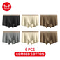 MiiOW 6Pcs Breathable Cotton Men's Underwear - Combed Cotton Antibacterial Boxer Briefs