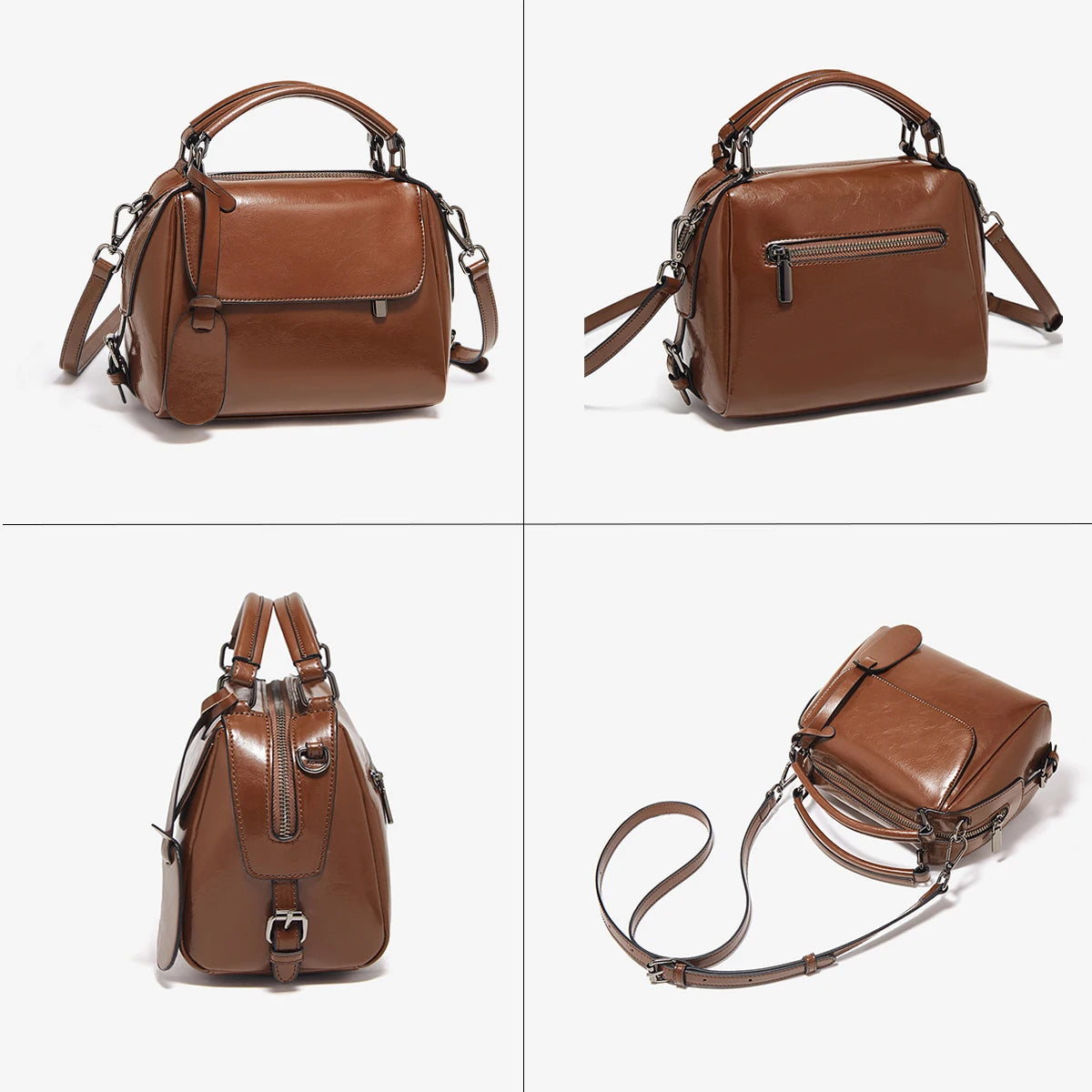 FOXER Split Leather Women's Handbag