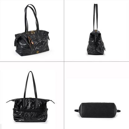 FOXER Luxury Genuine Leather Tote Bag