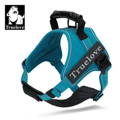 Truelove Dog Harness No-Pull Reflective Stitching Ensure Two Ways Using Explosion-proof Outdoor Adventure Big Dog Puppy TLH5753