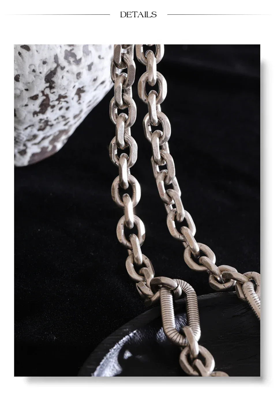Unisex Stainless Steel Thick Chain Necklace - ShopHub