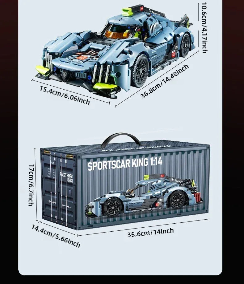 TOYLINX 1:14 Racing Car Building Blocks - ShopHub