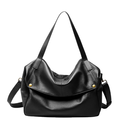 FOXER Genuine Leather Shoulder Bag for Women Large Capacity Handbag Female Casual Tote Bag Computer Bag Crossbody Purse as Gift