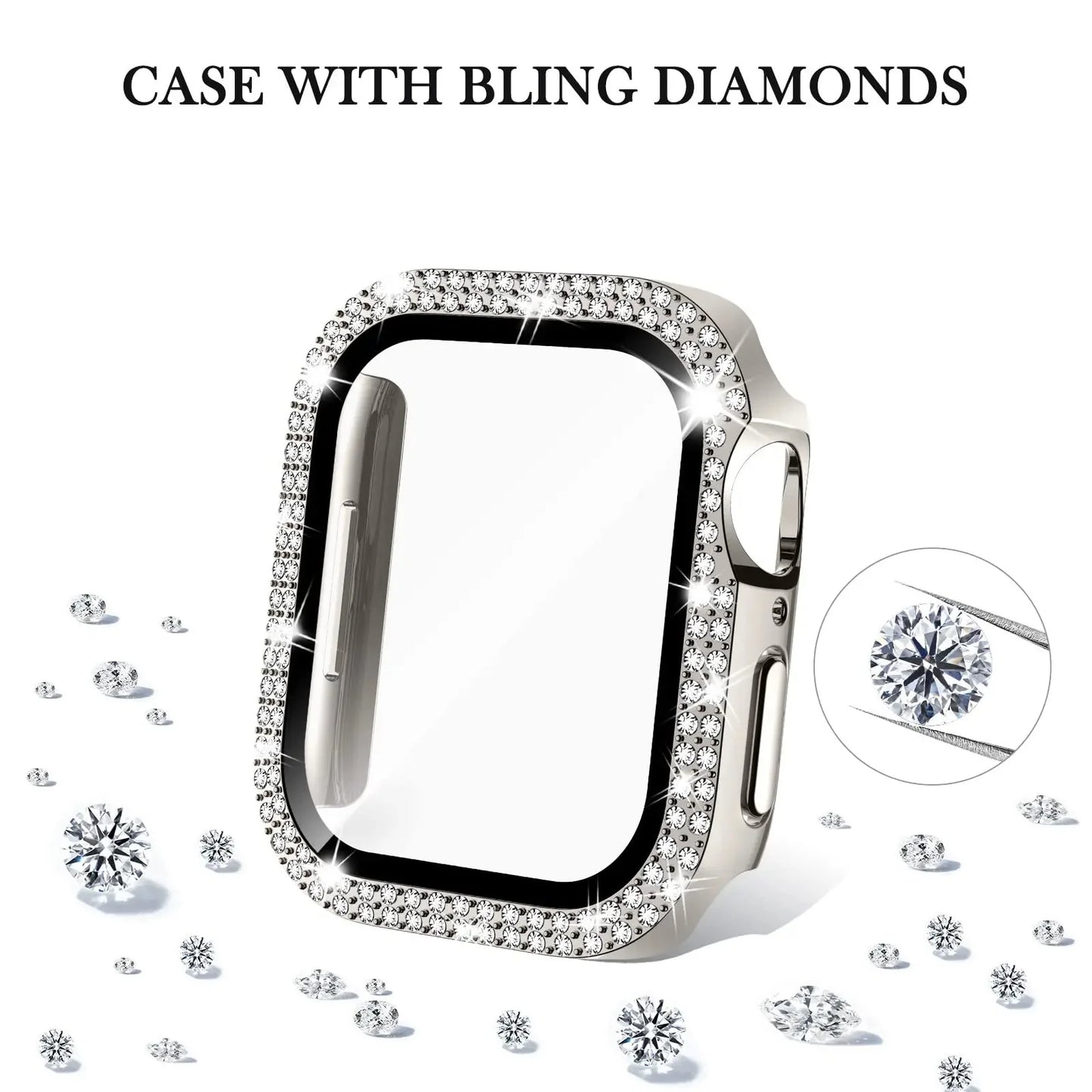 Sparkle Protective Case for the Apple Watch 1, 2 & 3 (38mm) Series Habicare