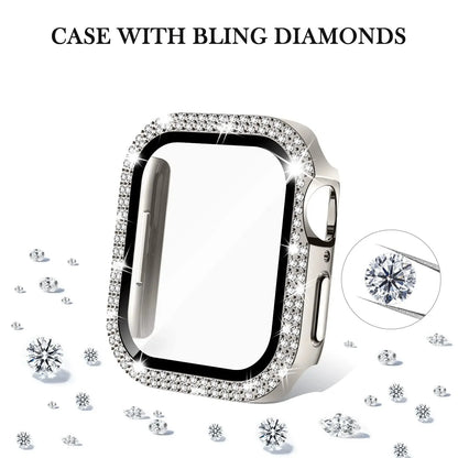 Sparkle Protective case for the Apple Watch 3, 2 & 1 (42mm) Series Habicare