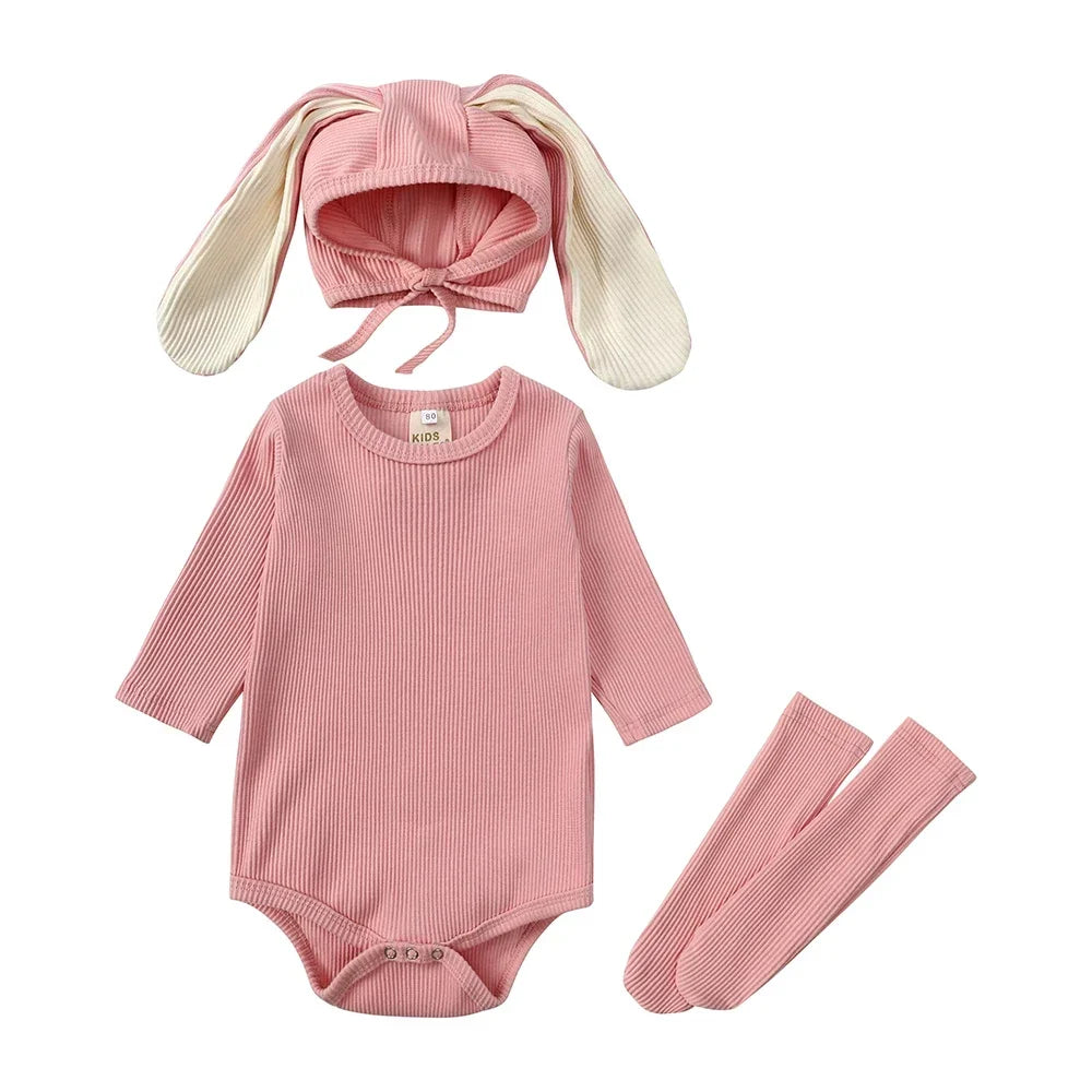 Kids Tales Bunny Days Cotton-Blend Baby Outfit