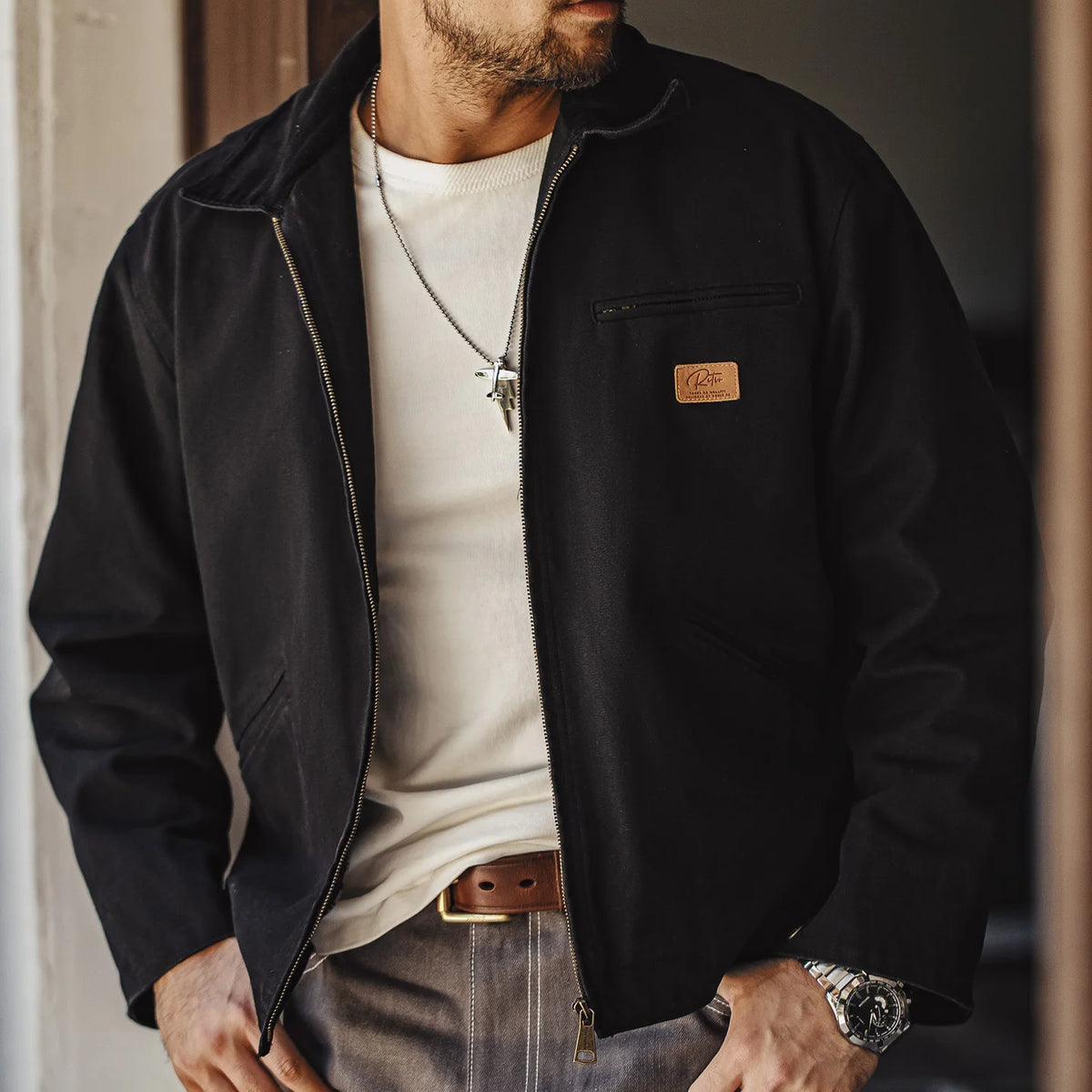 MADEN Heavyweight Cotton Workwear Jacket | Four Colours