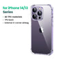 UGREEN Case for iPhone 17 16 15 14 Pro Max Shockproof Clear Case Transparent Cover for iPhone 15 Pro 16 Phone Protective Case