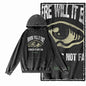 G12 Acid-Washed Black Streetwear Graphic Hoodie