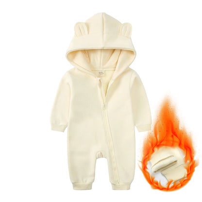 Kids Tales Little Bear Cotton-Blend Zip Baby Romper