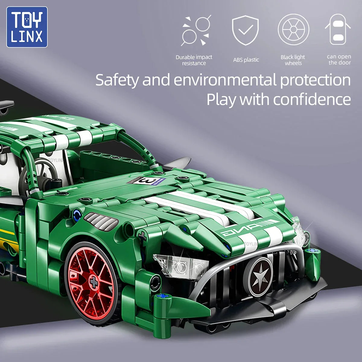 TOYLINX 456PCS Technical Super Racing Car Building Blocks - ShopHub