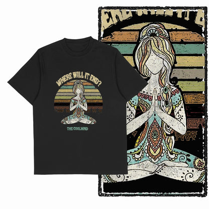 COOLMIND X0009 Anti-War Graphic Cotton Tee