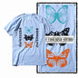 COOLMIND X0119 Wings of Joy Butterfly Cotton Tee