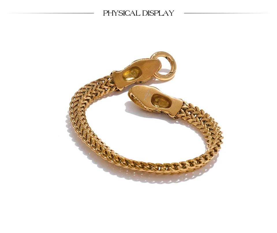 23cm Men's Snake Bracelet - ShopHub