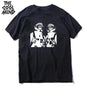 COOLMIND MO0167 Space Cat Graphic Cotton Tee