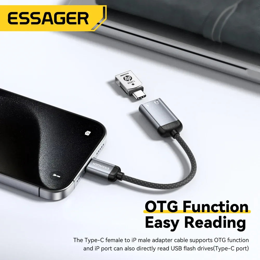 Essager Type C Audio Adapter Cable - ShopHub