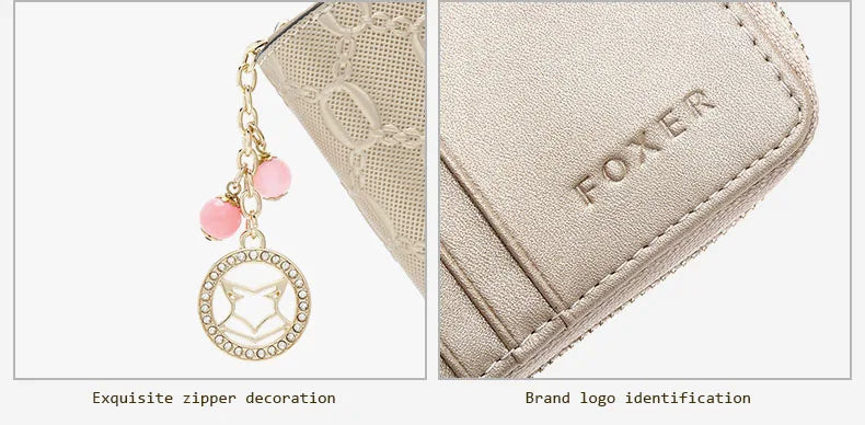 FOXER Light Luxury Women's Short Wallet