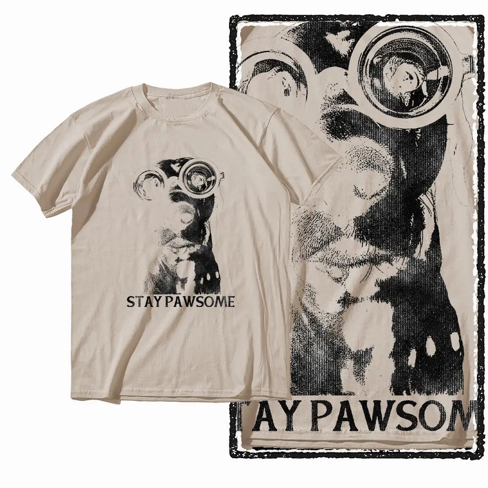 G25 Beige Cotton Streetwear COOLMIND Graphic Men T-shirt | Big Size Cool Vintage O-neck Men's Tee Tshirt