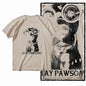 G25 Beige Cotton Streetwear COOLMIND Graphic Men T-shirt | Big Size Cool Vintage O-neck Men's Tee Tshirt