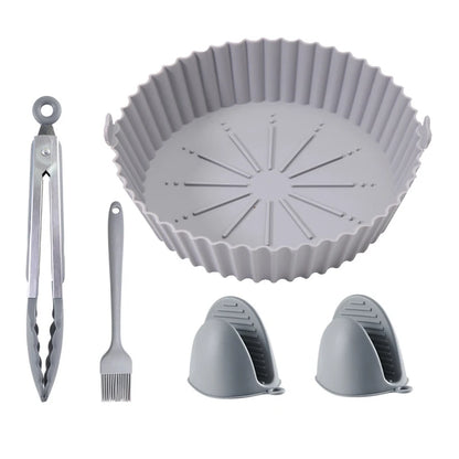 Silicone Round Air Fryer Liner Set