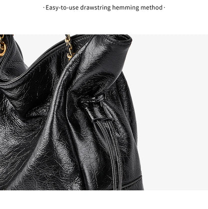 FOXER Luxury Genuine Leather Shoulder Bag