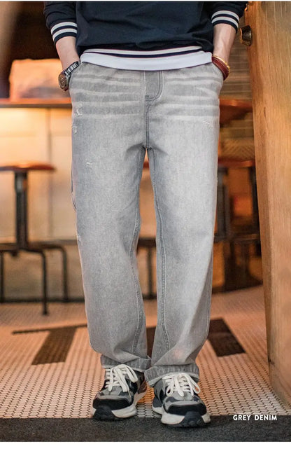 Maden Vintage Heavyweight Washed Gray Jeans
