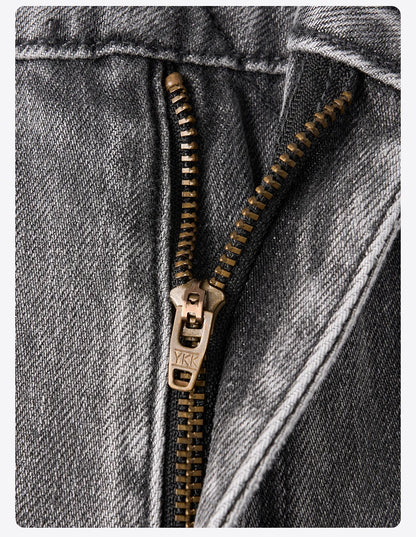 SIMWOOD【CT03/RS04】13.4OZ  Enzyme Washed Jeans Men 4-Way Stretch Denim Pants High Elastic