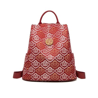 Limited New ZOOLER Handmade Cow Leather Backpack Women Fashion Bag Luxury Large Capacity Backpack Chinese Style #SC2050