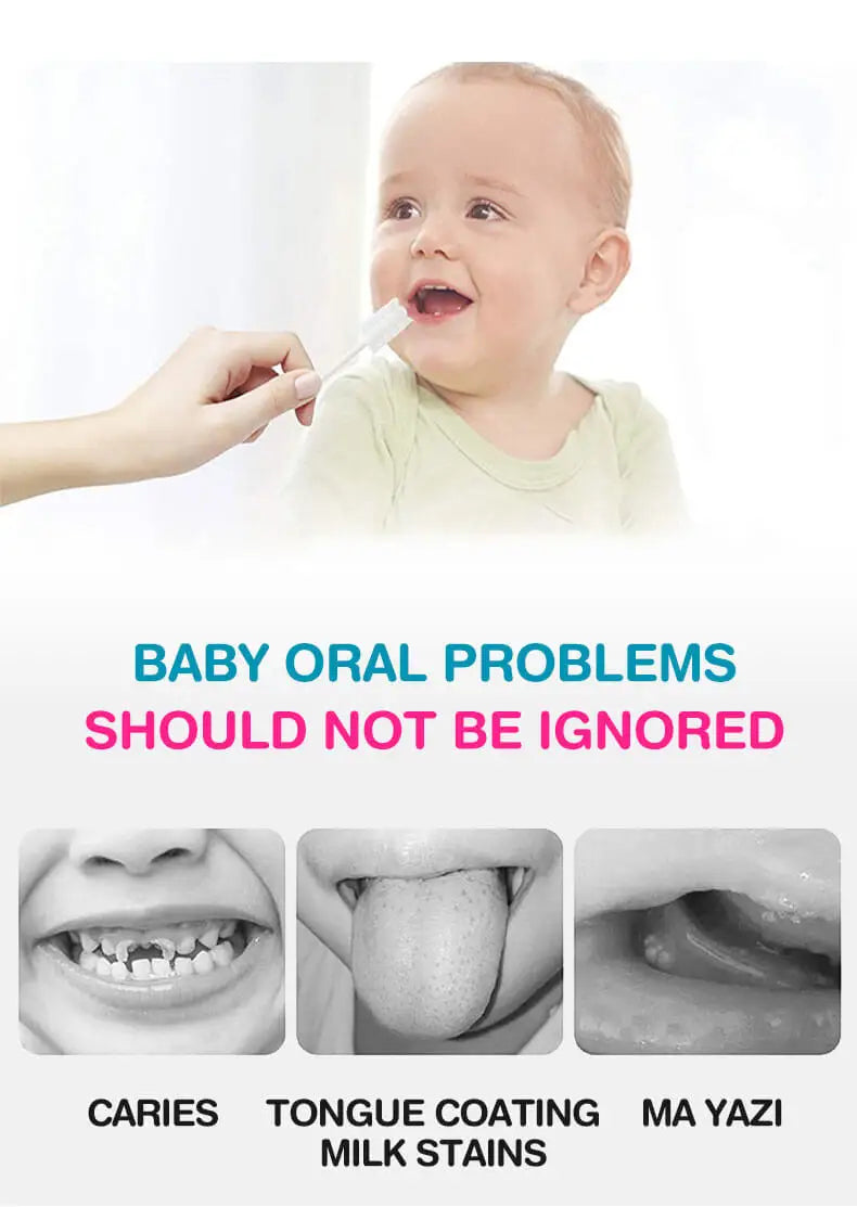 MAMIJOY 30/60pcs Disposable Baby Oral Cleaning Sticks
