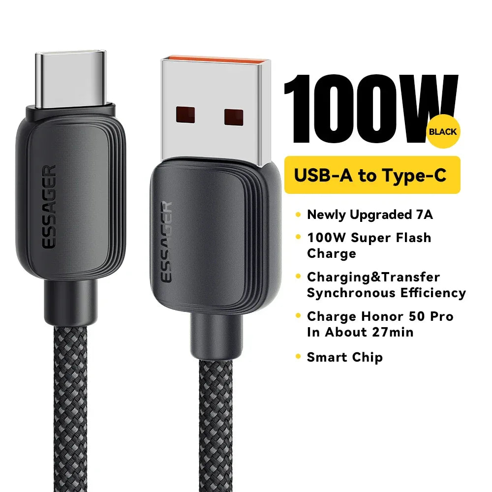 Essager 7A 100W USB Type C Cable - ShopHub