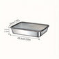Stainless Steel Food Storage Container, Stackable Airtight Lid