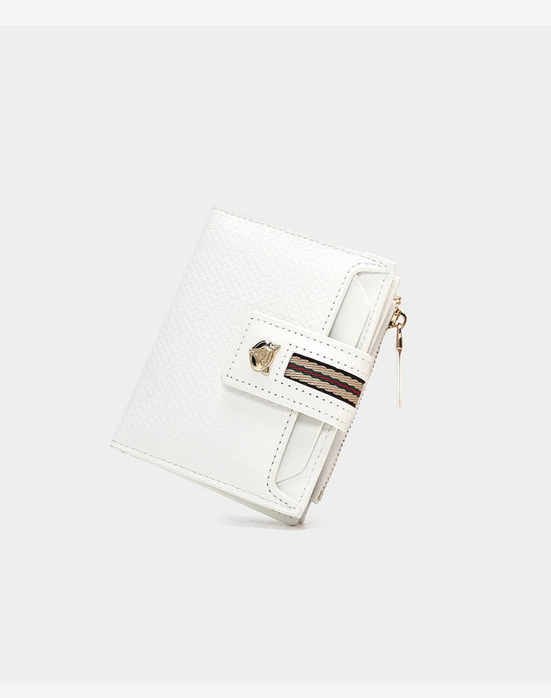 FOXER Synthetic Leather Short Wallet for Women