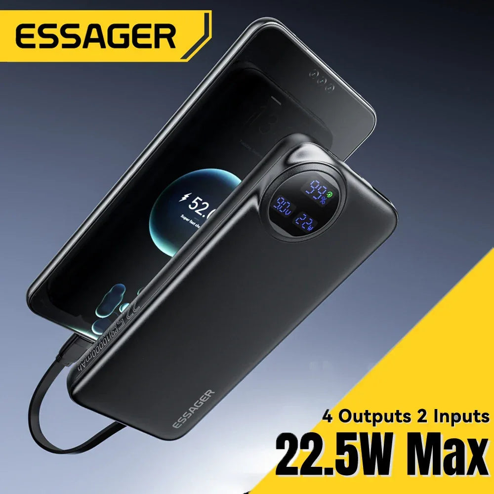 Essager 10000mAh, 20000mAh & 30000mAh Power Bank - ShopHub