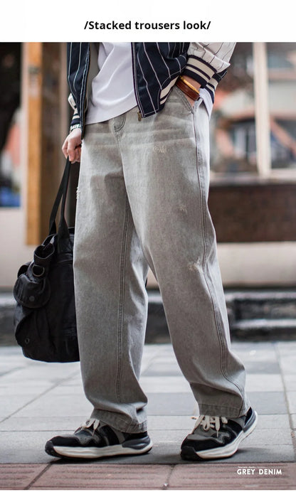Maden Vintage Heavyweight Washed Gray Jeans