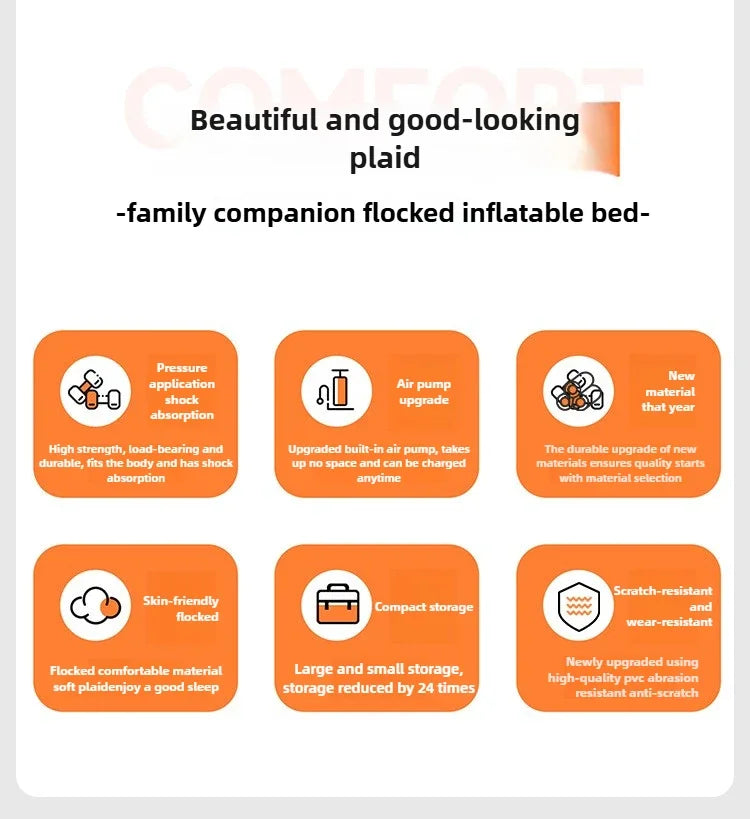 DOTWISE Inflatable Mattress With Built-in Pump ShopHub