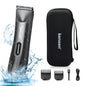 Kensen S10 Electric Groin Hair Trimmer for Men - Waterproof Body Groomer with Replaceable Ceramic Blade